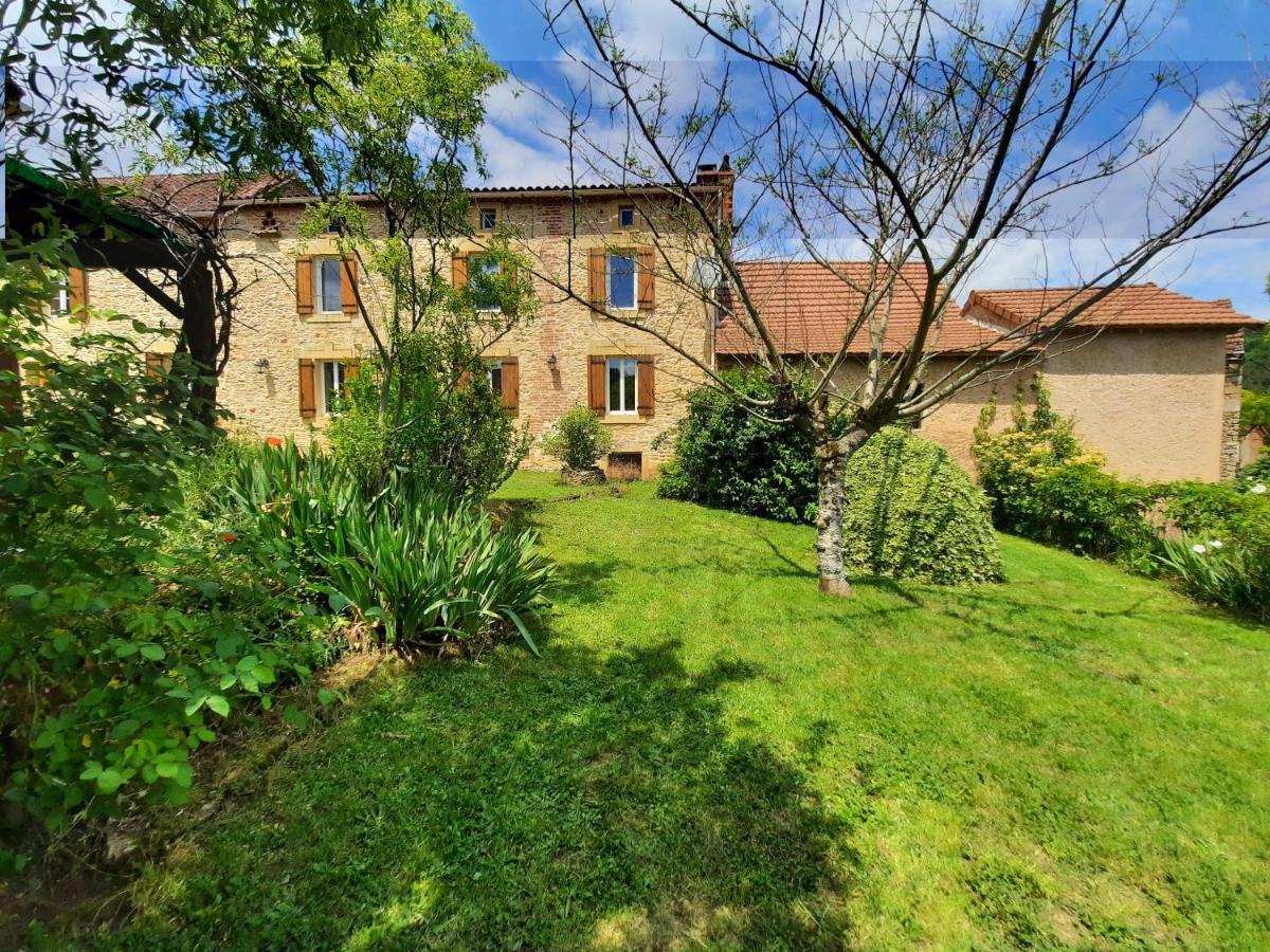 Le Logis Des 3 Coeurs Chambre La Boheme Saint-Cernin-de-lʼHerm Exteriér fotografie